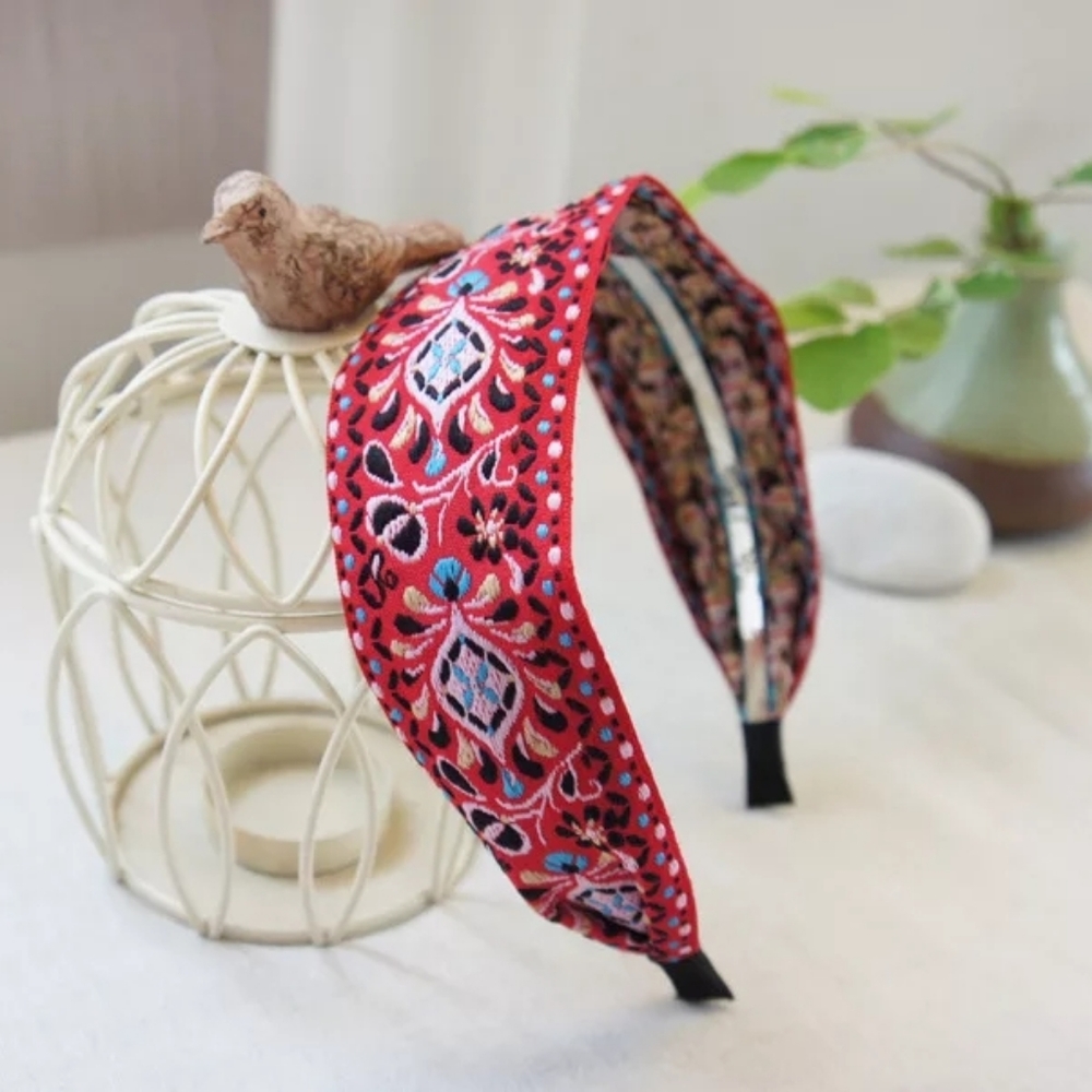 Embroidered headband - Picture 3 of 4